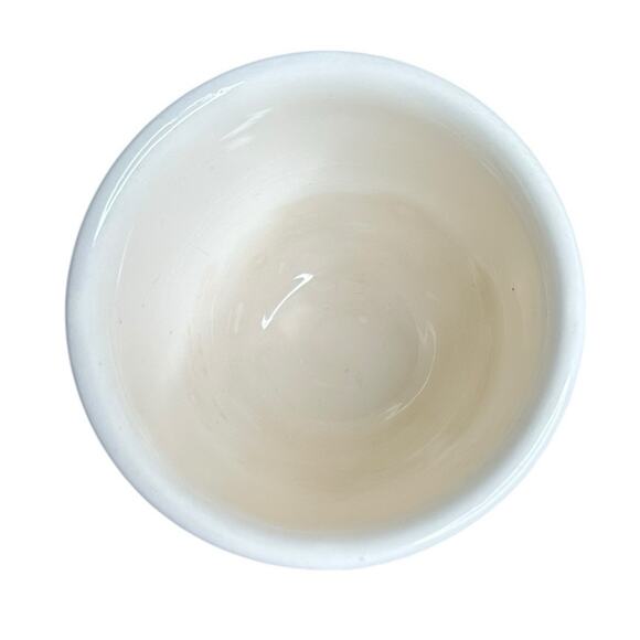 Vtg Nasco Ivory with Gold Floral Scroll Soup Fruit Cup Bowls Set of 5 2.75" Tall - Picture 9 of 10